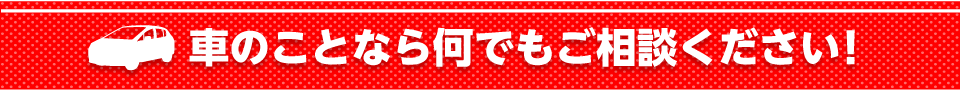 お車のことなら何でもご相談ください